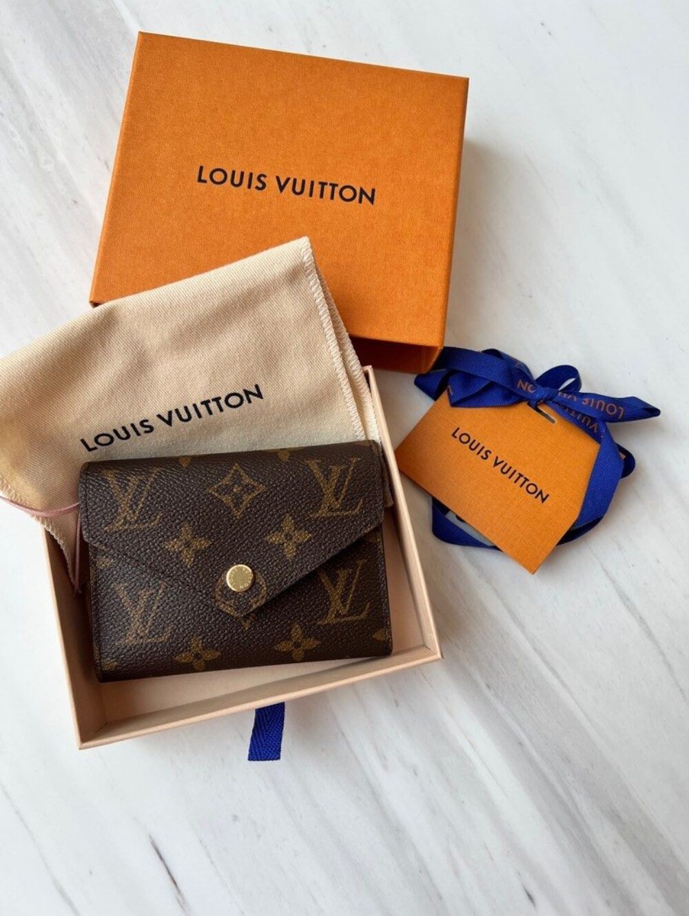 Louis Vuitton Brown Monogram Victorine Wallet